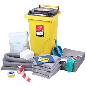 Professzionális szivárgásgátló szett, univerzális változat, mobil tartályban