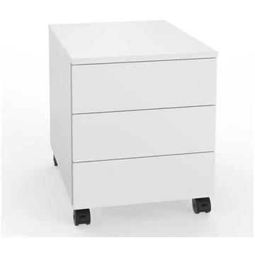 STEEL fiókos konténer, 3 fiók, világosszürke RAL7035