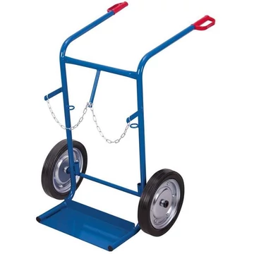 VARIOfit gázpalackos kocsi, 2 db 210-250 mm átmérőjű palackhoz, tömör gumiabroncsok