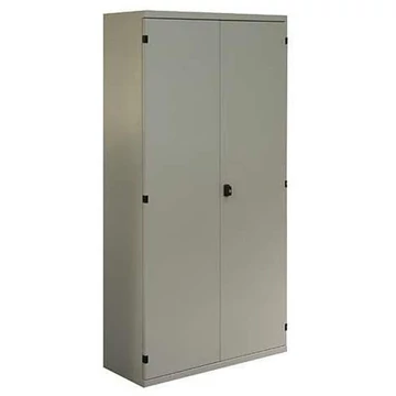 Készülék tároló szekrény, porálló, ma x sz x mé: 1950 x 950 x 400 mm, 4 polc, szürke színű RAL7035