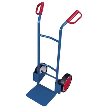 VARIOfit molnárkocsi - acélcső, teherbírás 200 kg, lapát 320 x 250 mm, tömör gumiabroncsok