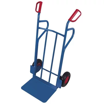 VARIOfit molnárkocsi, extra széles, teherbírás 250 kg, lapát 480 x 300 mm, gumiabroncsok