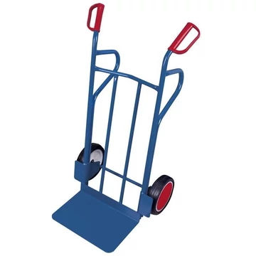 VARIOfit molnárkocsi - acélcső, extra széles, teherbírás 250 kg, lapát 480 x 300 mm, tömör gumiabroncsok