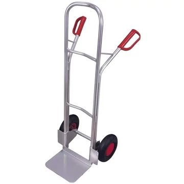 VARIOfit alumínium molnárkocsi, teherbírás 200 kg, lapát 320 x 250 mm, pneumatikus gumik