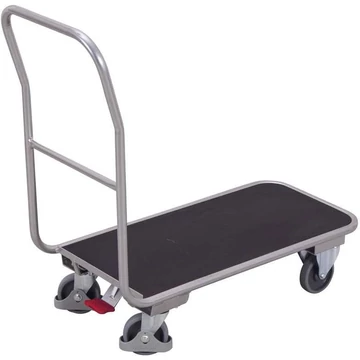 Alumínium tárolókocsi VARIOfit, 850 x 450 mm, teherbírása 200 kg