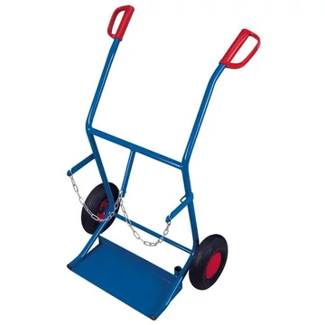 VARIOfit gázpalackos kocsi, 2 db 210 mm átmérőjű palackhoz, gumiabroncsok