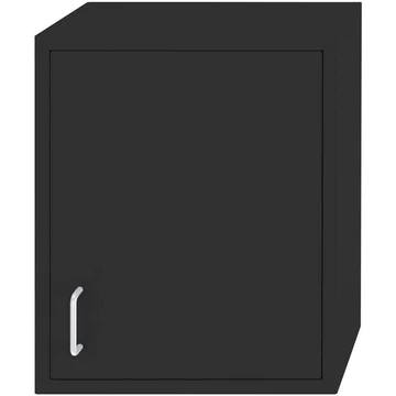 Acél fali szekrény, szárnyas ajtókkal, szélesség x magasság x mélység: 400 x 500 x 250 mm, szín: vörös RAL9005