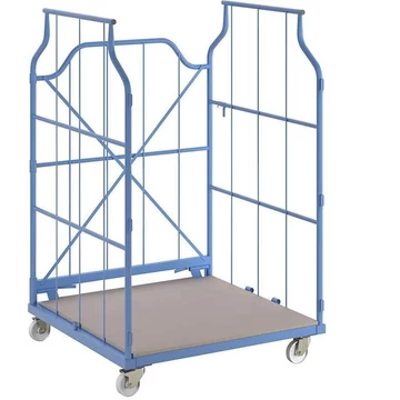 Rakodódoboz UNIVERSAL, mozgatható, 500x260 mm szembőségű, ma x sz x mé: 1200 x 1150 x 1850 mm