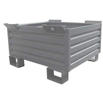 Rakodótároló - nagy igénybevétel, professzionális, teher 2000 kg, HxS 1200x1000 mm, szürke RAL7005