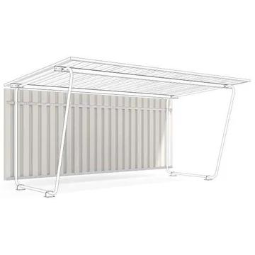 Hátfal egyoldalas kialakításhoz 2145 mm, trapézlemez