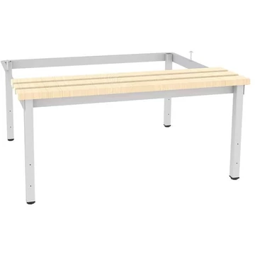 Pad WEMO öltözőszekrényhez, szélesség 900 mm, színe világosszürke RAL7035