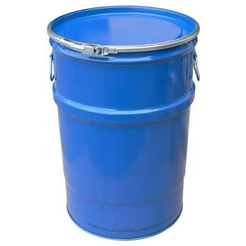 Acél fedeles hordó, 60 l űrtartalom, 10 darabos csomag