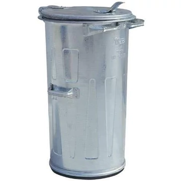 Szemetesdoboz horganyzott acéllemezből, térfogata 110 l