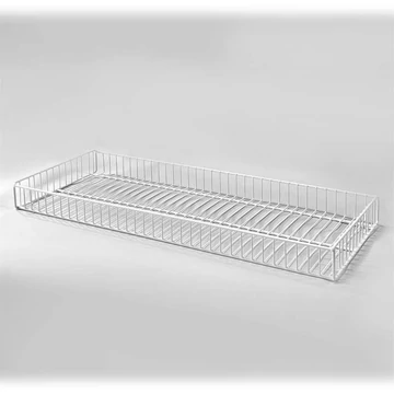 Halmozó felső kosár, szélesség 900 mm, fehér festék