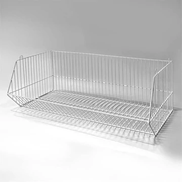 Halmozó középső kosár, szélesség 900 mm, fehér festék