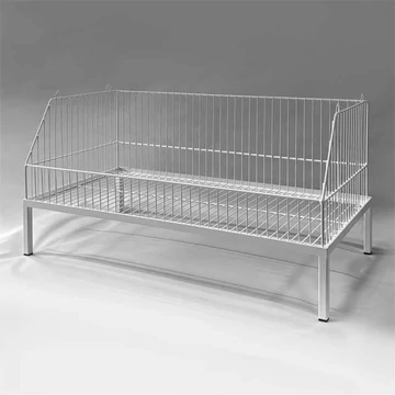 Alap a kosarak egymásra rakásához 900 mm, magassága 140 mm, fehér festék