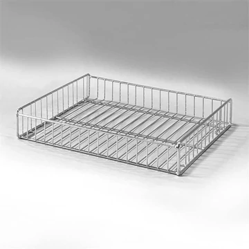 Halmozó felső kosár, szélessége 450 mm, cink-króm