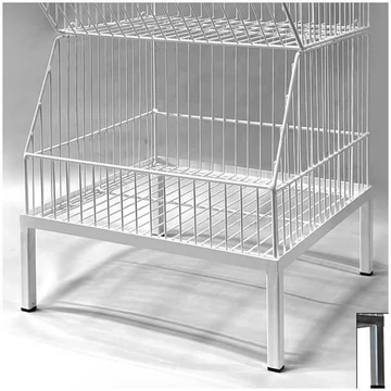 Alattartó kosarak rakosására 450 mm, magassága 140 mm, horganyzott