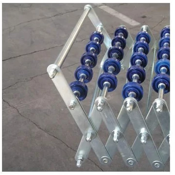 Rögzített végütköző ollós rácsos görgőspályához, szélesség 500 mm