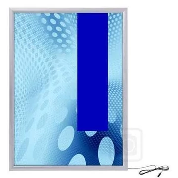 Alumínium pattintós keret, LED világítással, A0 formátum