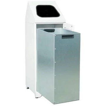 Haszonanyaggyűjtő horganyzott belső tartállyal, 80 l-es térfogatú, antracit fedéllel