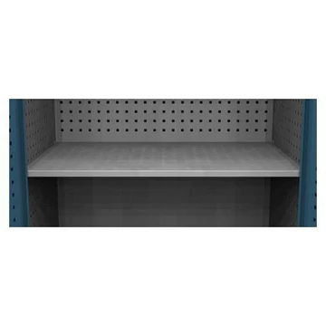 Acélpolc, teherbírása 100 kg, az összeszerelési anyaggal együtt