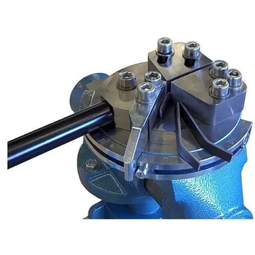 Kézi rúdhajlító gép szögmérővel és ütközővel