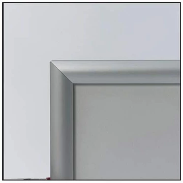 Alumínium pattintókeret, A0 formátum, hegyes sarkokkal