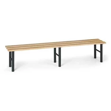 Ruhatár, lucfenyő lécek, antracit acélszerkezet, hossza 2,0 m