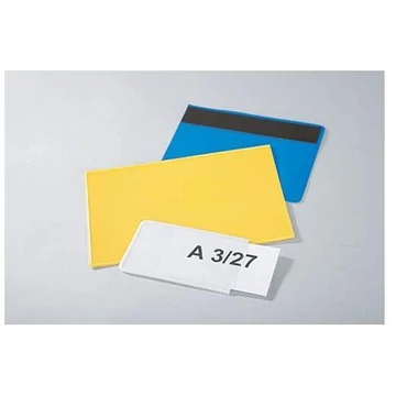 Mágneses zsebek, 45 x 82 mm, fehér Durofolból, 50 darabos csomagolásban