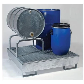 Vízszintes hordóállvány 200 l-es hordókhoz