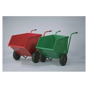 Lemezdobozos kocsi, térfogat 250 l, szín: vörös RAL3000