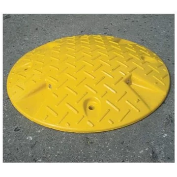 Kerek forgalomlassító küszöb (sebesség 20 km / h), átmérője 420 mm, sárga szín