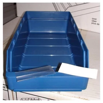 Címkék, írható, papírcímke műanyag védőfóliával, 100 darab PU