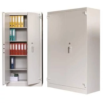 Dokumentumszekrény megerősített tűzvédelemmel, ma x sz x mé: 1950 x 950 x 550 mm, világosszürke RAL7035