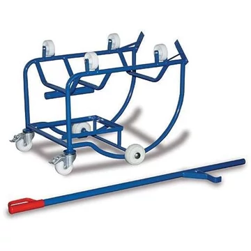 VARIOfit hordó billentő 4 műanyag görgővel, teherbírás 250 kg