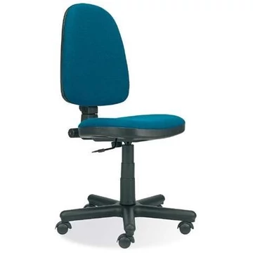 PRESTIGE ipari forgószék, karfa nélkül, borító anyaga Oban - kék színű