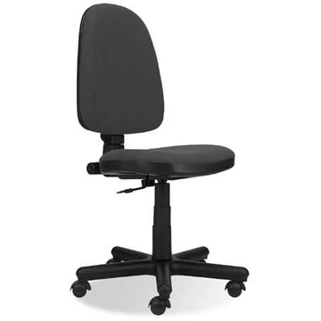 PRESTIGE ipari forgószék, kartámaszok nélkül, Oban kárpit - színe világosszürke