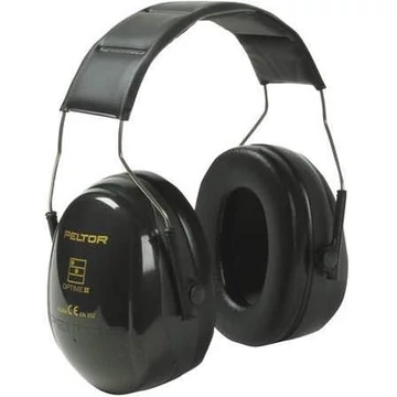 Fülvédő, hangszigetelő 31 dB, fekete színű