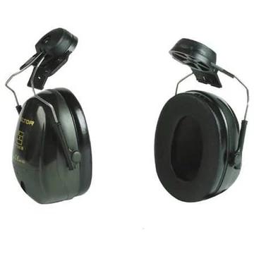 Fülvédők, hangszigetelés 31 dB, sisak rögzítéséhez, fekete színű