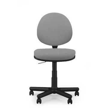 SMART modern irodai szék karfa nélkül, Oban kárpit - színe világosszürke