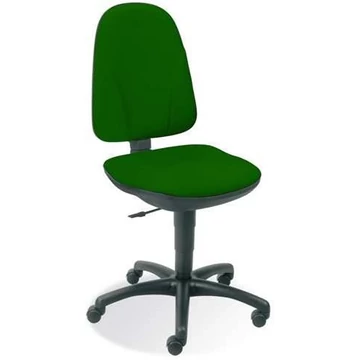 PEGAZ irodai forgószék, ergonomikus, kartámasz nélkül, nejlon talpcsillag, Oban kárpit - sötétzöld