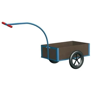 Könnyű kétkerekű VARIOfit kézikocsi, rakfelülete 700x425, teherbírása 150 kg