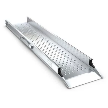 Könnyű alumínium rámpa, hossza 1180 mm, teherbírása 500 kg, PU = 2 db.