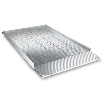 Rakodóléc emelt éllel, alumínium konstrukció, ma x szé: 4000x1000 mm, teherbírás 940 kg.