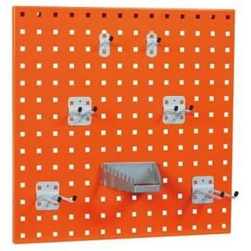 Perforált szerszámtábla TECHNO Light, 532x532 mm, narancssárga színű RAL2004.