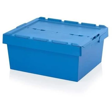 Többutas tároló, fedéllel, 800 x 600 x 340 mm