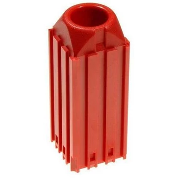 Műanyag doboz kúpos szárú szerszámokhoz MORSE - M2, 3x3 modul, piros szín.