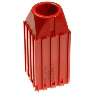 Műanyag doboz kúpos szárú szerszámokhoz MORSE - M3, 4x4 modul, piros szín.