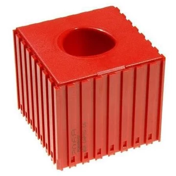 Műanyag doboz CAPTO - C 5 típusú szerszámeltávolításhoz, 8x8 modul, piros színű.